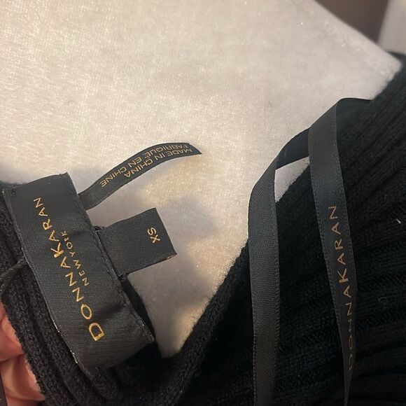 Donna Karan New York Deco Channel Knit MIDI Dress XSmall NWOT - Picture 6 of 9